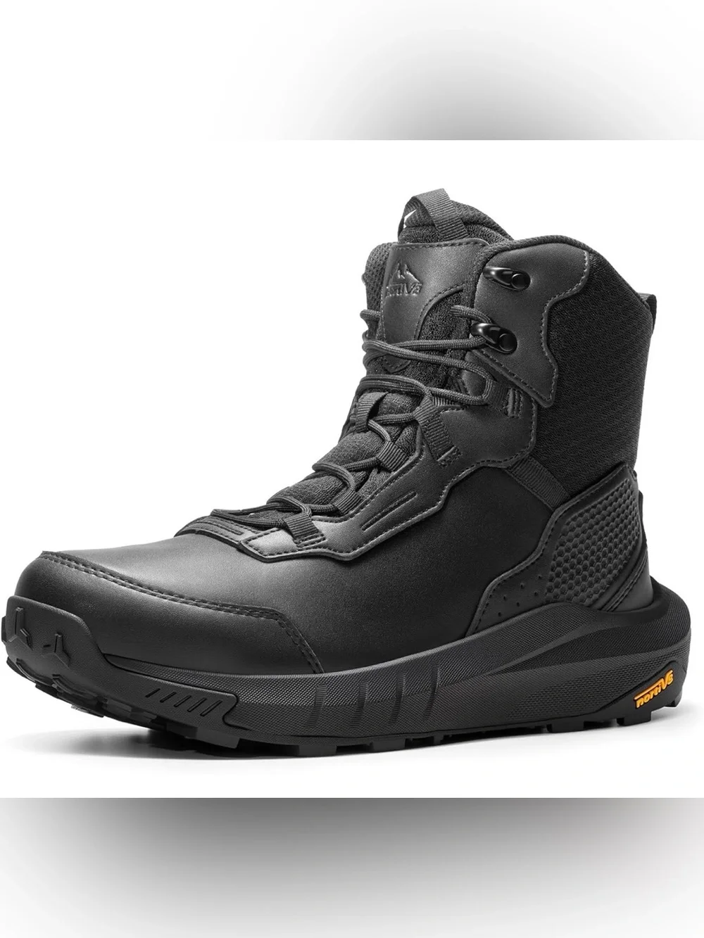 NORTIV 8 Men's Waterproof Tactical Work Boots Leather #NoBox